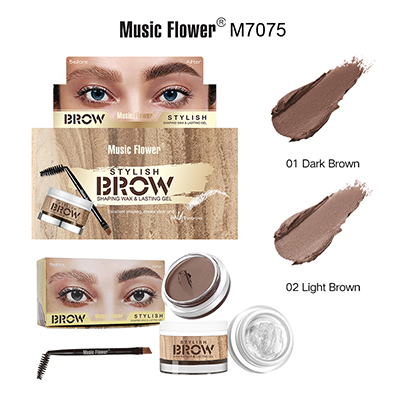 音乐花  眉蜡+眉膏  M7075