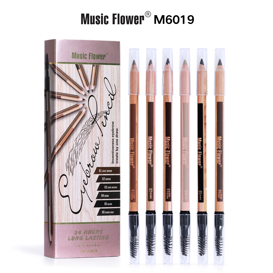 音乐花木质眉笔 M6019