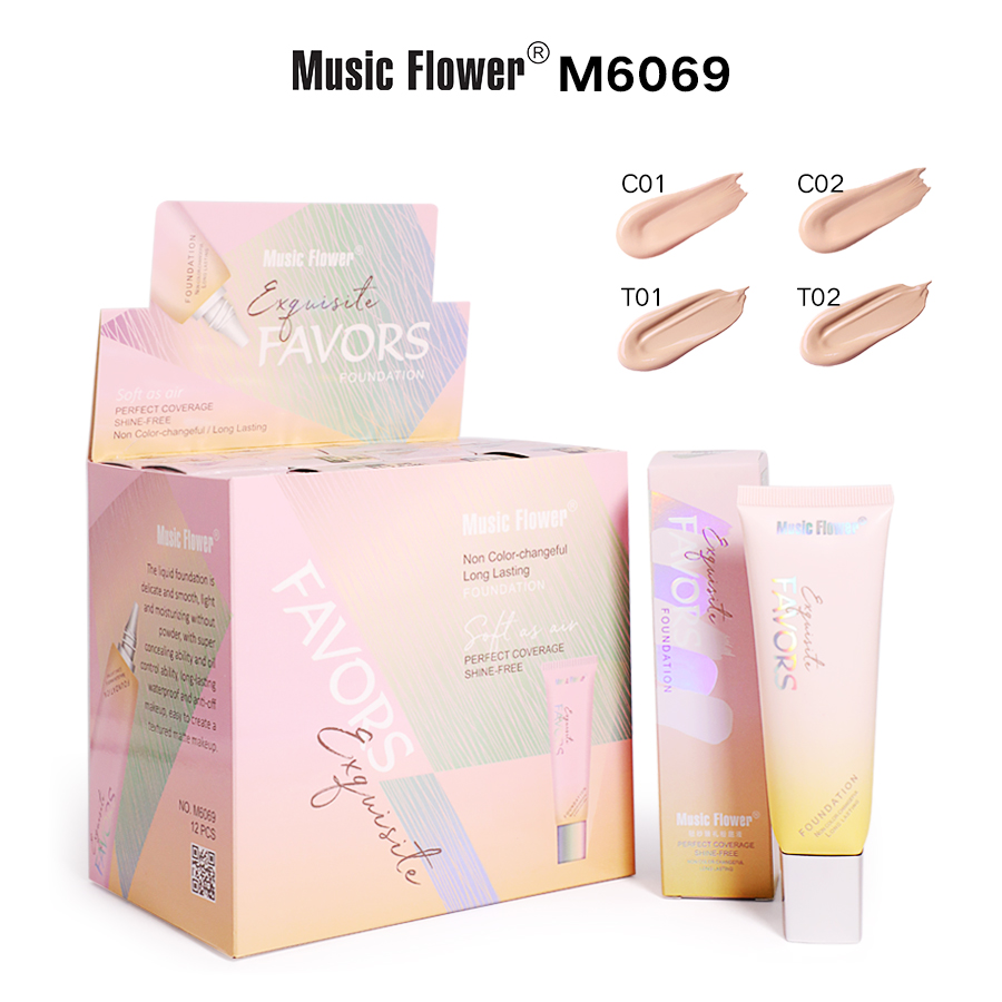 音乐花 粉底液 M6069
